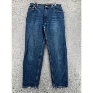 Vintage Y2k Levi's 550 Relax Fit Taper Leg Jean Women 14 Reg (32x30 Actual) READ